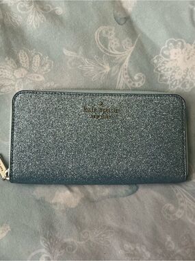 kate spade glitter long wallet